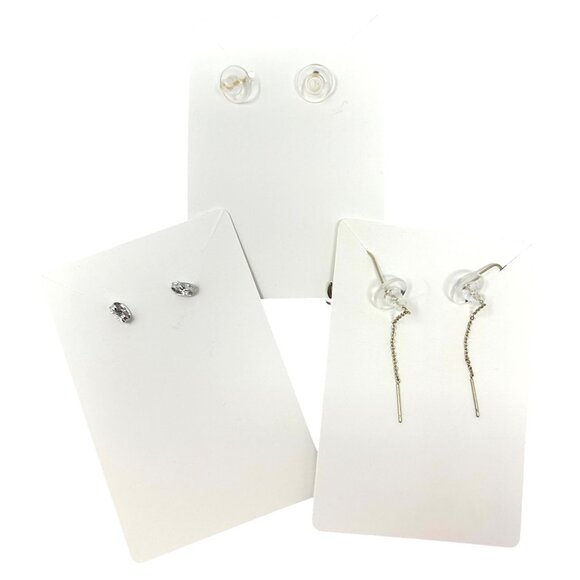 Festive Holiday Earring Set - 3 Pairs: Reindeer, Holly,  & Wreath Hoops - Picture 6 of 6